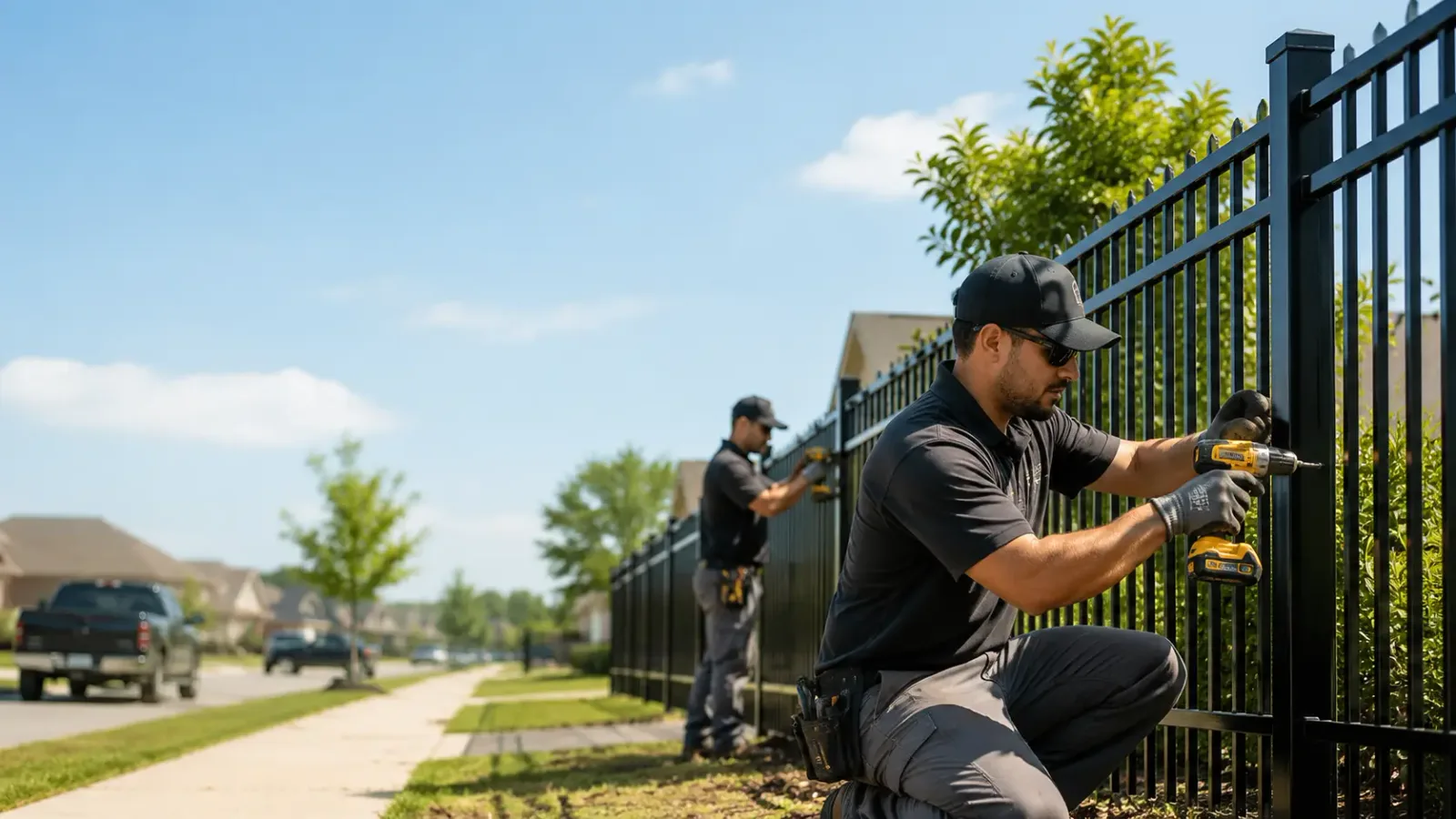 Metal Fence Installation in Newnan, GA